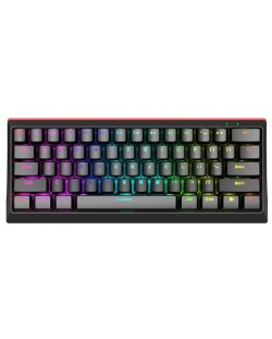 Механична клавиатура Marvo - KG962G, Red, RGB, черна