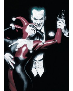 Метален постер Displate - DC Comics: Joker and Harley