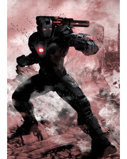 Метален постер Displate - Marvel: War Machine