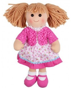 Мека кукла Bigjigs - Беки, 35 cm