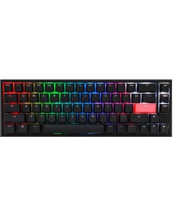 Механична клавиатура Ducky - One 2 SF RGB, MX Silent Red, черна