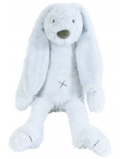 Мека играчка Happy Horse - Зайчето Richie, синьо, 38 cm