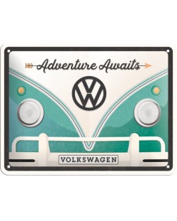 Метална табелка Nostalgic Art VW - Adventure Awaits
