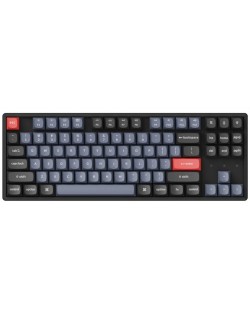 Механична клавиатура Keychron - K8 Pro, H-S, Clicky, RGB, черна