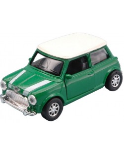 Метална количка Newray - Mini Cooper 1959, зелена, 1:32