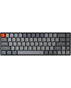 Механична клавиатура Keychron - K6 HS 65%, Gateron Brown, RGB, сива