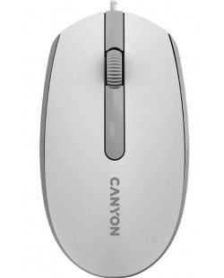 Мишка Canyon - CNE-CMS10WG, оптична, White grey