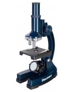 Микроскоп Discovery - Centi 01 + книга, син