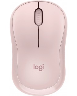 Мишка Logitech - M220 Silent, оптична, безжична, розова
