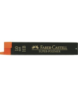 Мини графити Faber-Castell - Super-Polymer, 1.0 mm, HB, 12 броя