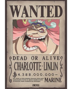 Мини плакат GB eye Animation: One Piece - Big Mom Wanted Poster (Series 2)