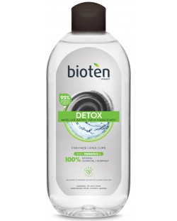 Bioten Detox Мицеларна вода за лице, с въглен, 400 ml