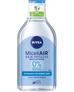 Nivea MicelAir Мицеларна вода за нормална кожа, 400 ml