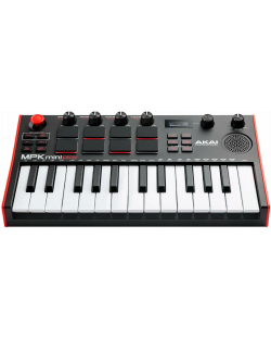 MIDI контролер-синтезатор Akai Professional - MPK Mini Play MK3, черен