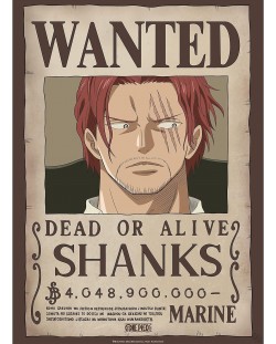 Мини плакат GB eye Animation: One Piece - Wanted Shanks