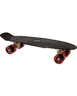 Мини скейтборд, пениборд Maxima - 56 х 15 х 10 cm, черен