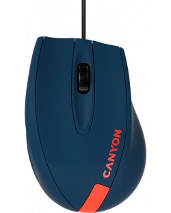 Мишка Canyon - CNE-CMS11BR, оптична, синя/червена