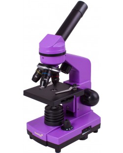 Микроскоп Levenhuk - Rainbow 2L, лилав