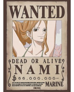 Мини плакат GB eye Animation: One Piece - Nami Wanted Poster