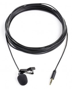 Mикрофон брошка за камери Saramonic - SR-XLM1, черен