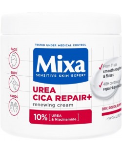 Mixa Крем за груба и суха кожа Urea Cica Repair, 400 ml