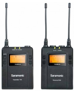 Микрофон Saramonic - UwMic9 Kit1 UHF, безжичен, черен