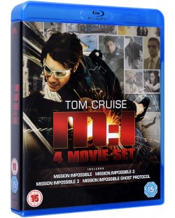 Mission Impossible Quadrilogy Movie Set (Blu-Ray)