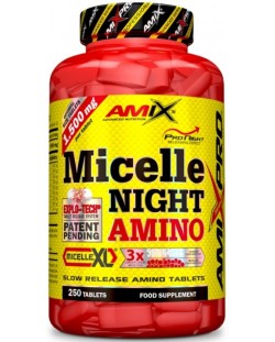 Micelle Night Amino, 1500 mg, 250 таблетки, Amix