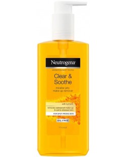 Neutrogena Clear & Soothe Мицеларен гел за лице с куркума, 200 ml