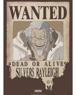 Мини плакат GB eye Animation: One Piece - Rayleigh Wanted Poster
