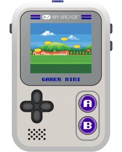 Мини конзола My Arcade -  Gamer Mini Classic 160in1, сива/лилава