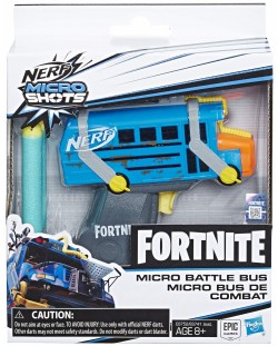 Пистолет Nerf Fortnite - N-Strike Elite Microshots, Micro Battle Bus