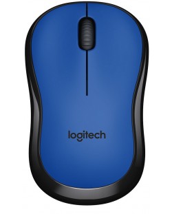 Мишка Logitech - M220 Silent, оптична, безжична, синя
