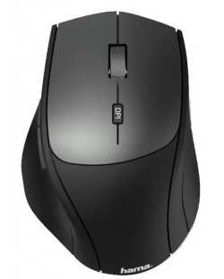 Мишка Hama - MW-600, оптична, безжична, черна