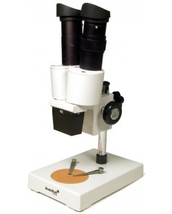 Микроскоп Levenhuk - 2ST, бинокулярен, бял