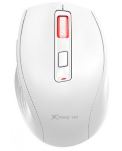 Мишка Xtrike ME - GW-223 BK, оптична, безжична, бяла