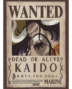 Мини плакат GB eye Animation: One Piece - Kaido Wanted Poster