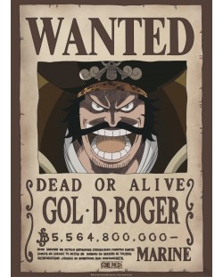 Мини плакат GB eye Animation: One Piece - Gol D. Roger Wanted Poster