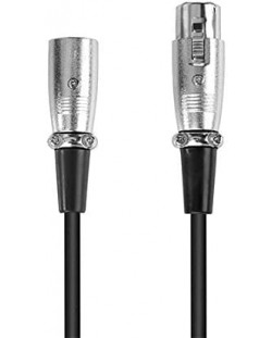 Микрофонен кабел Boya - XLR-C3, XLR/XLR, черен