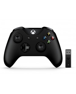 Microsoft Xbox One Wireless Controller + Wireless Adapter V2 (разопакован)