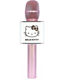 Микрофон OTL Technologies - Hello Kitty, безжичен, розов/бял