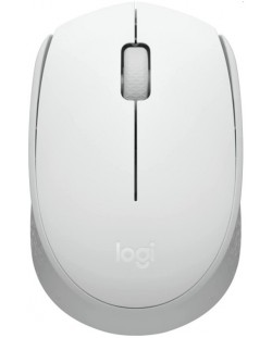 Мишка Logitech - M171, оптична, безжична, Off white