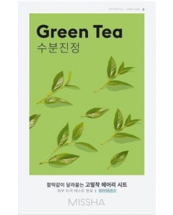 Missha Airy Fit Лист маска за лице Green Tea, 19 g