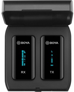 Микрофонна система Boya - BY-XM6-K1, безжична, черна