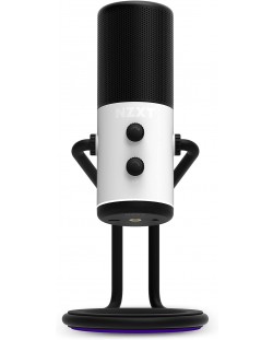Микрофон NZXT - Capsule, бял/черен