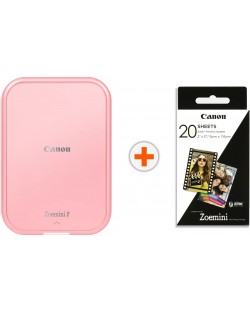 Мини принтер Canon - Zoemini 2 PV-223-RGW EMEA HB, Rose Gold