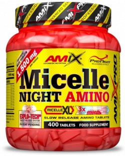 Micelle Night Amino, 1500 mg, 400 таблетки, Amix