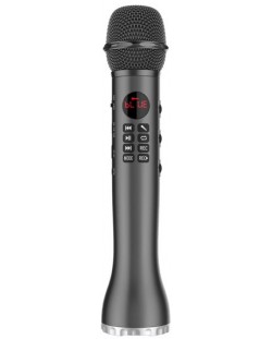 Микрофон Diva - L-598, безжичен, черен