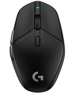 Мишка Logitech - G303 Shroud edition, оптична, безжична, черна