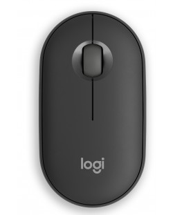 Мишка Logitech - Pebble Mouse 2 M350s, оптична, безжична, Graphite